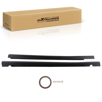 ABS Side Skirt Body Kit Extension compatible for Dodge Charger 2011-2023 Black Panel 2PC