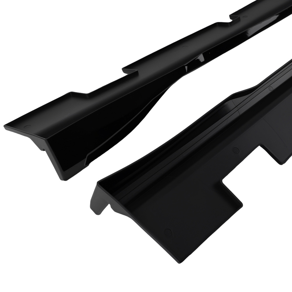 Lower Side Body Extension Kit compatible for Dodge Charger 15-23 Gloss Black ABS