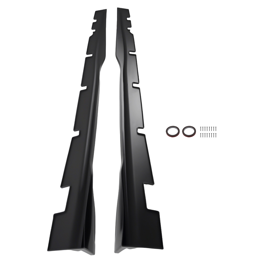 Lower Side Body Extension Kit compatible for Dodge Charger 15-23 Gloss Black ABS
