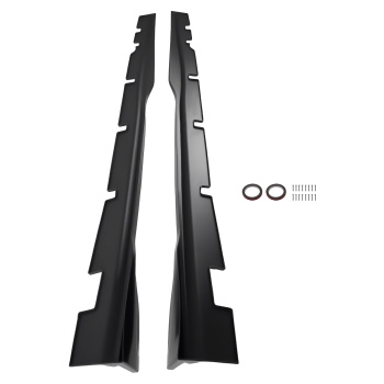 Lower Side Body Extension Kit compatible for Dodge Charger 15-23 Gloss Black ABS