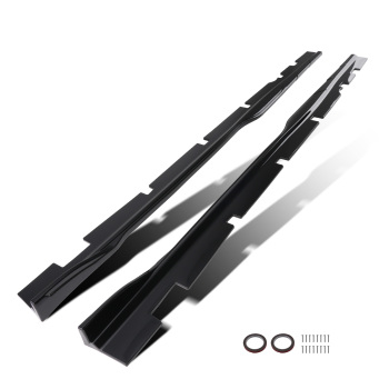 Lower Side Body Extension Kit compatible for Dodge Charger 15-23 Gloss Black ABS