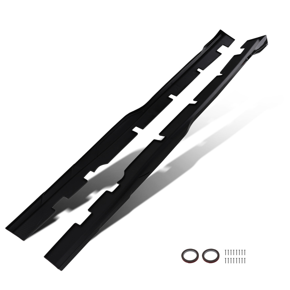 Lower Side Body Extension Set compatible for Dodge Charger 2015 2016-2023 Carbon Look ABS