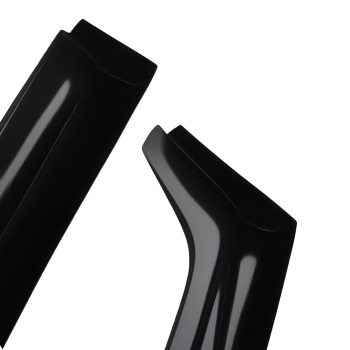 ABS Black Side Skirt Panel compatible for Honda Accord Sedan 2008-2012 Body Extension Kit