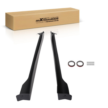 2x Side Skirt Set compatible for Honda Civic SedanHatchback 2022-2025 Gloss Black