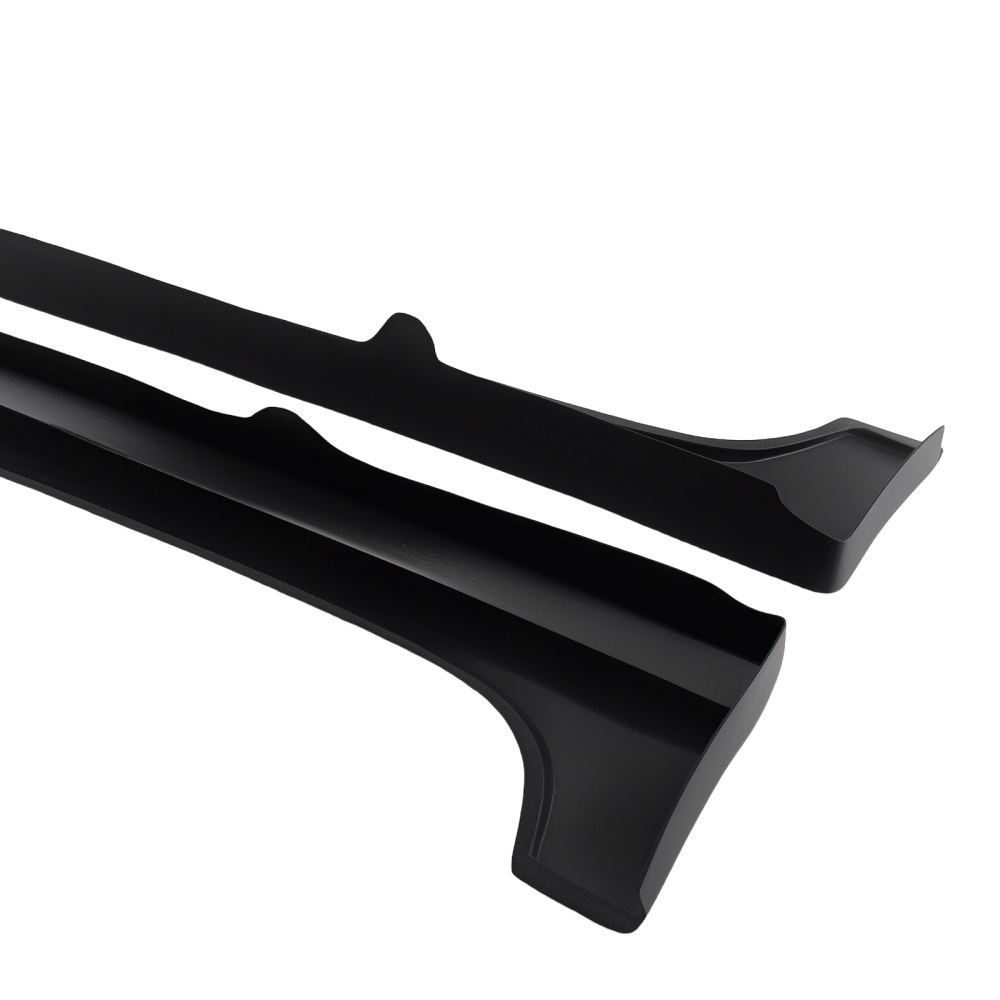 Black Side Skirt Extension Panel Kit compatible for Honda Civic Sedan 2012-2015 ABS Pair