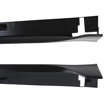 ABS Body Kit Side Panel compatible for Honda Civic Sedan Si 2016-2021 Black Extension Skirt