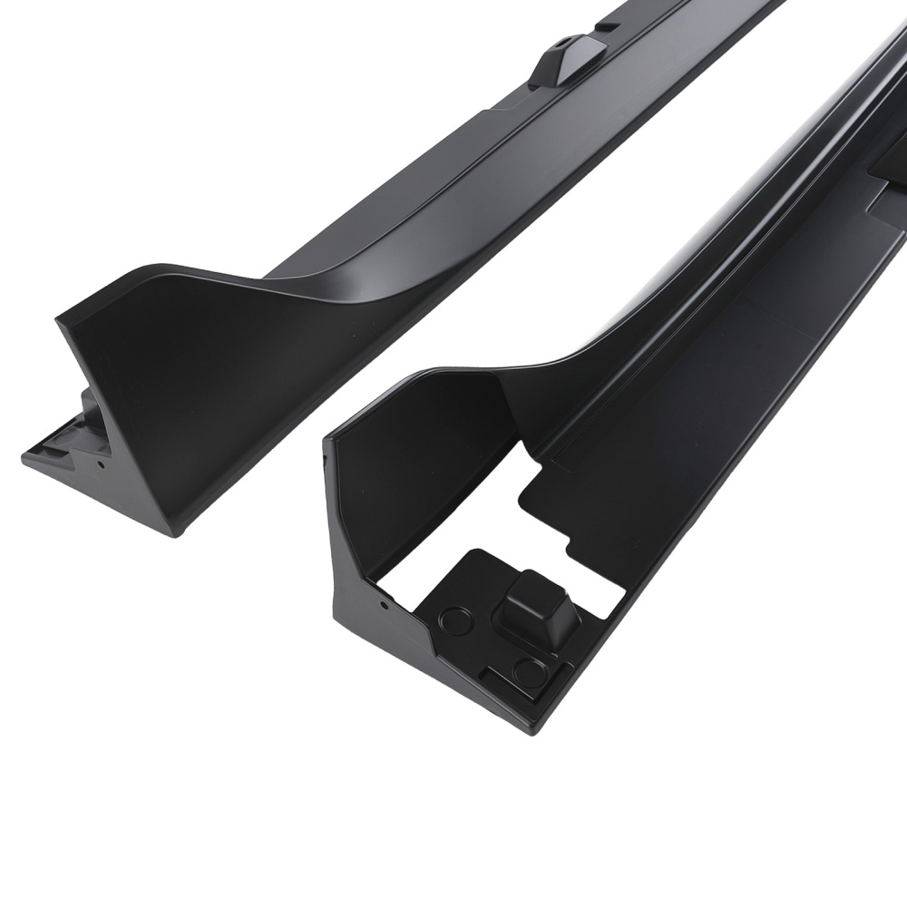 ABS Body Kit Side Panel compatible for Honda Civic Sedan Si 2016-2021 Black Extension Skirt