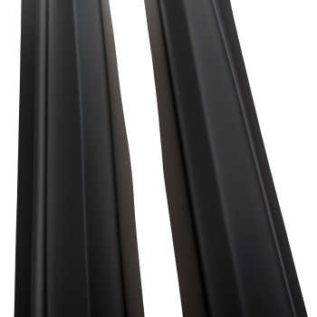 Black ABS Side Extension Panel compatible for Honda Civic 4Door 2006-2011 8th Gen Sedan