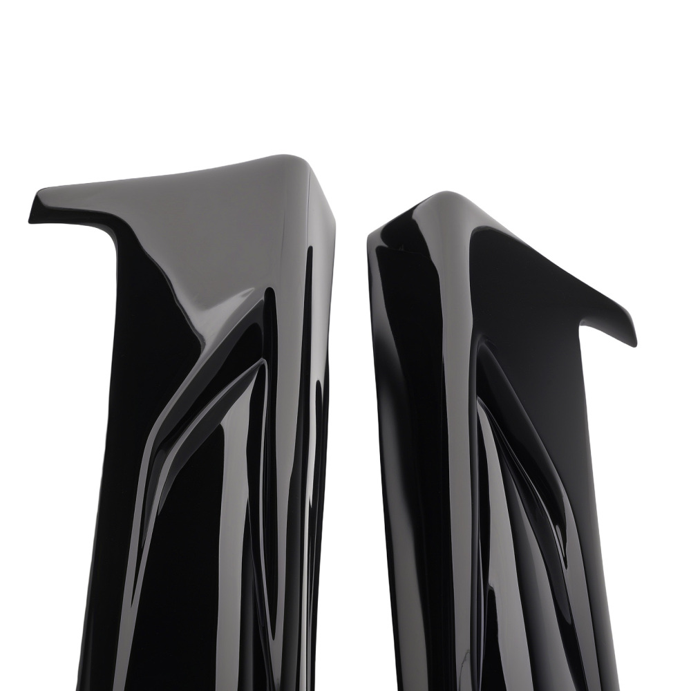 ABS Body Extension Kit compatible for Infiniti Q50 14-23 Gloss Black Side Panel Skirt 2PC
