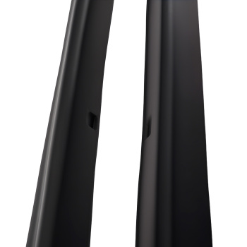 ABS Plastic Side Skirt Kit compatible for Infiniti Q50 2014-2023 Matte Black Extension Lip