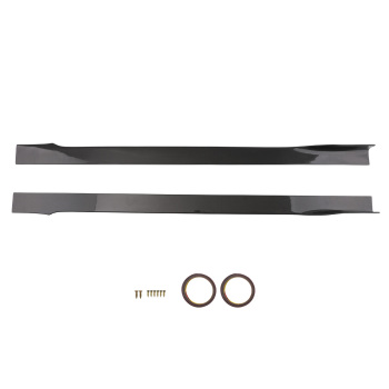 2pcs LR Side Skirt Extension Set compatible for Infiniti Q50 2014 2015 2016-2024