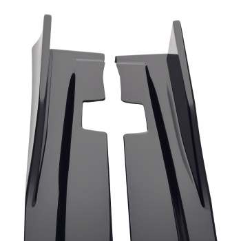 ABS Side Skirt Extension Panel compatible for Lexus IS 2014-2020 Gloss Black Body Kit
