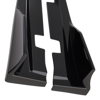 ABS Side Skirt Extension Panel compatible for Lexus IS 2014-2020 Gloss Black Body Kit