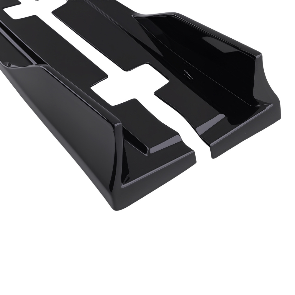ABS Side Skirt Extension Panel compatible for Lexus IS 2014-2020 Gloss Black Body Kit