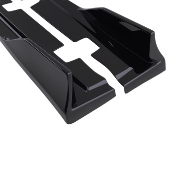 ABS Side Skirt Extension Panel compatible for Lexus IS 2014-2020 Gloss Black Body Kit