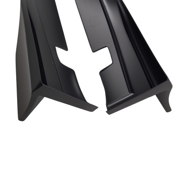 ABS Body Extension Side Kit compatible for Lexus IS All Trims 2014-2020 Matte Black Panel