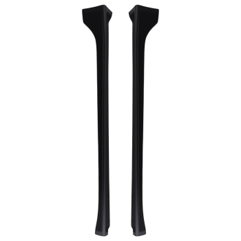 ABS Body Kit Side Skirt Panel compatible for Mitsubishi Lancer 2008-2017 Black Extension