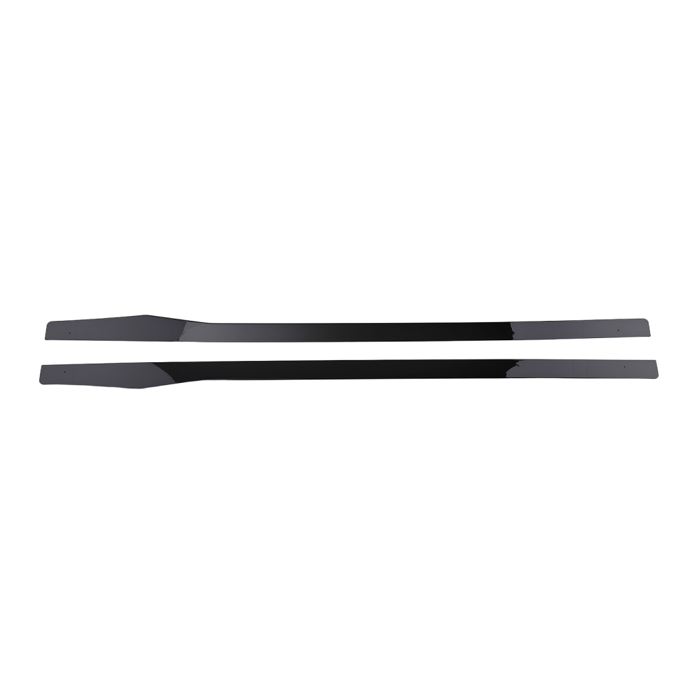 Side Skirt Extension for Benz C-Class W205 C205 A205 W204 S204 2015-2021 Black
