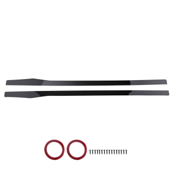 Side Skirt Extension for Benz C-Class W205 C205 A205 W204 S204 2015-2021 Black