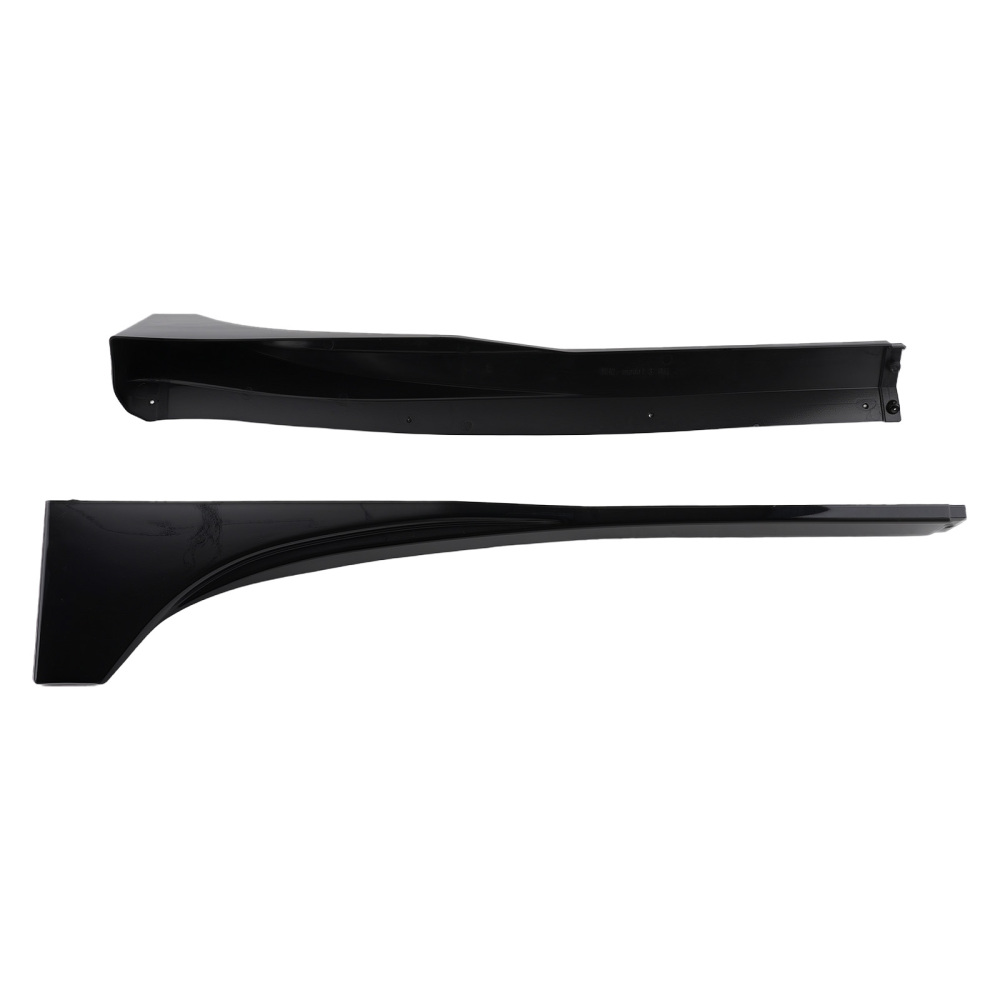 ABS Side Skirt Extension Body Panel Kit for Tesla Model 3 2017-2023 Black 2PC