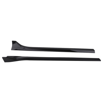 ABS Side Skirt Extension Body Panel Kit for Tesla Model 3 2017-2023 Black 2PC