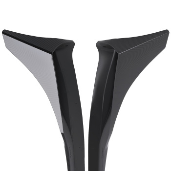 ABS Plastic Side Skirt Extension Kit compatible for Tesla Model 3 17-23 Black Body Panels