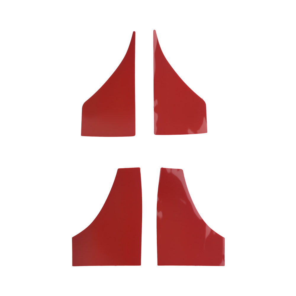 ABS Plastic Side Skirt Extension Kit compatible for Tesla Model 3 17-23 Black Body Panels