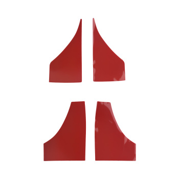 ABS Plastic Side Skirt Extension Kit compatible for Tesla Model 3 17-23 Black Body Panels