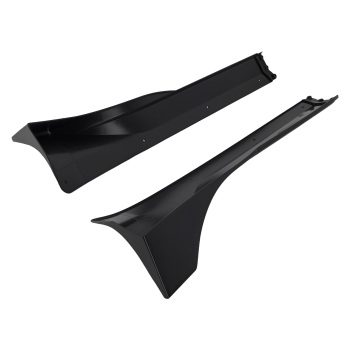 ABS Side Skirt Body Panel compatible for Tesla Model Y 21-24 Gloss Black Extension Kit Lip