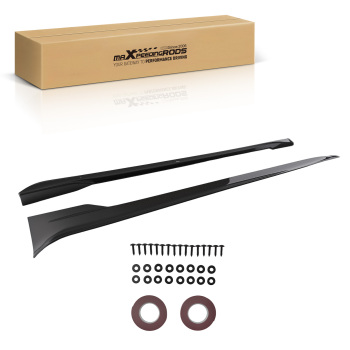 Rocker Panel Extensions compatible for Tesla Model S Base/Long Range/Plaid 21-24 Black