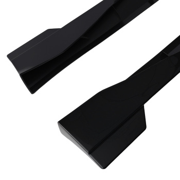 4x Side Skirt Body Extension compatible for Toyota Camry SE XSE Night Shade 2018-2024 Black