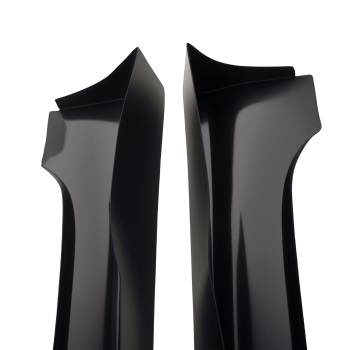 2pcs Side Skirts Extension Panel Lip compatible for Toyota Corolla All Models 09-2013 ABS