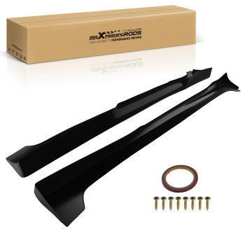 2pcs Side Skirts Extension Panel Lip compatible for Toyota Corolla All Models 09-2013 ABS