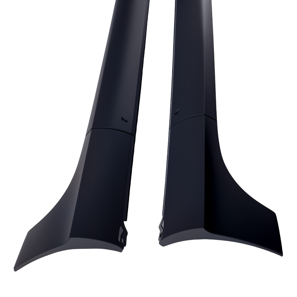 ABS Side Skirt Extension Lip compatible for VW Golf MK5 GTI TDI GT FSI R32 2004-2008 Black