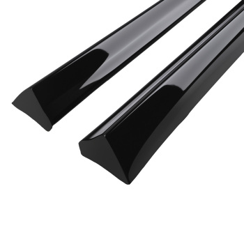 Black ABS Side Skirt Body Kit for VW Golf MK7 R Line 13-20 Extension Panel Gloss