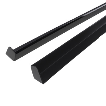 Black ABS Side Skirt Body Kit for VW Golf MK7 R Line 13-20 Extension Panel Gloss