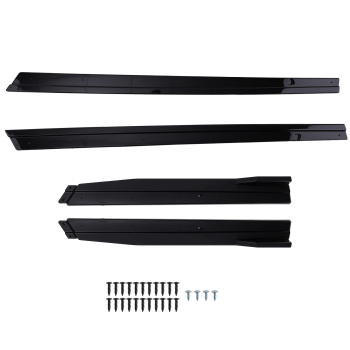Extension Panel compatible for VW GOLF R GTD GTI MK7 7.5 2014-2020 Gloss Black Side Skirt