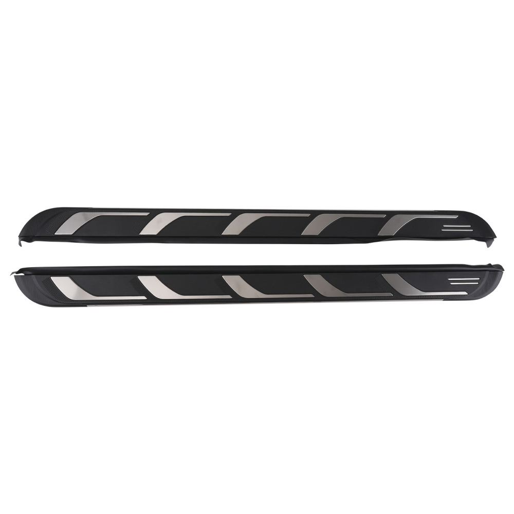 Side Bars Running Board Side Steps compatible for AUDI Q7 2015-2023 4M 4MB Black Set
