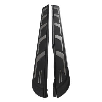 Side Bars Running Board Side Steps compatible for AUDI Q7 2015-2023 4M 4MB Black Set