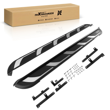 Aluminium Side Steps Running Boards compatible for Audi Q5 8R 2008-2016 Non-Slip Protection