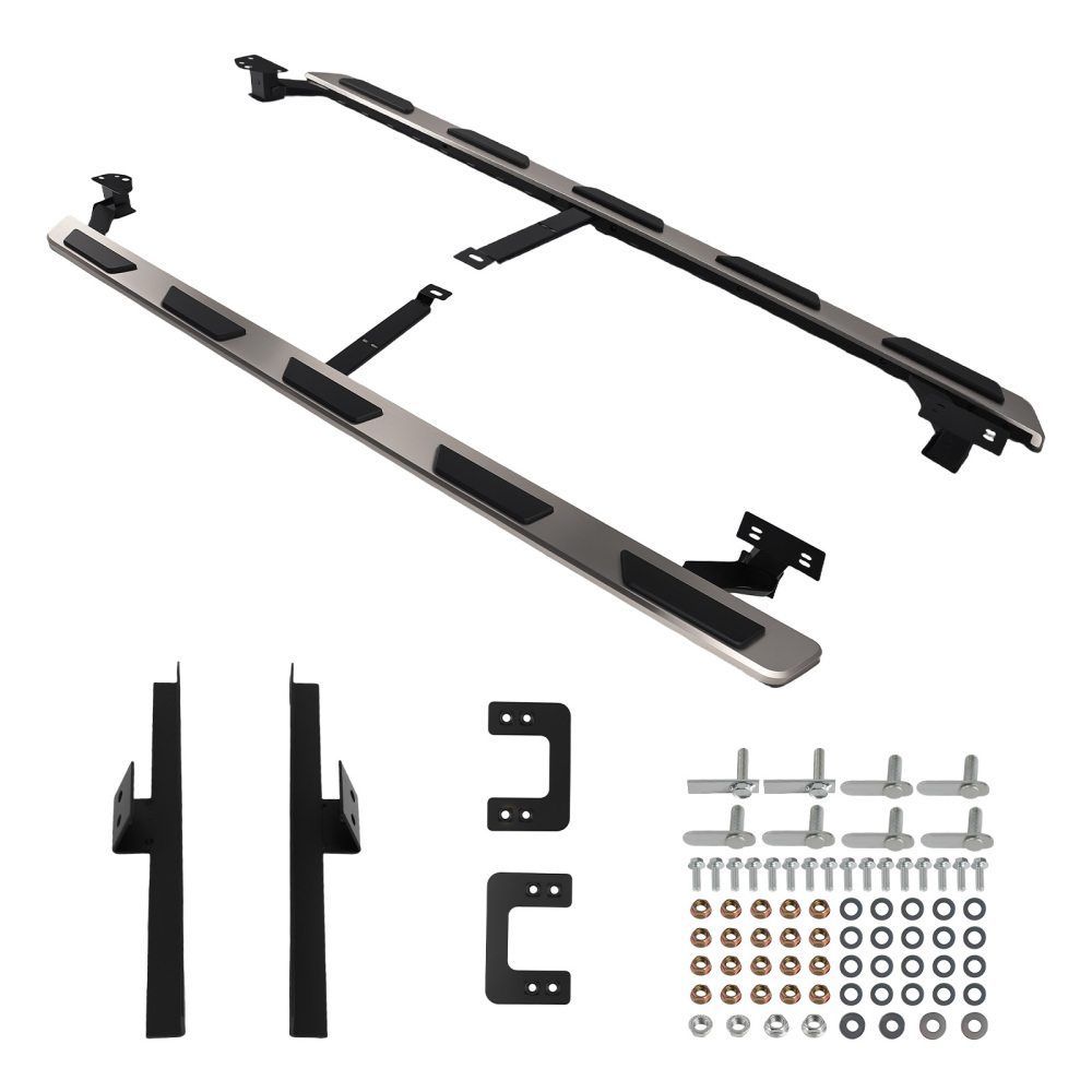 Side Steps Set Aluminium compatible for Audi Q7 15-23 4M 4MB Running Board Protection Kit