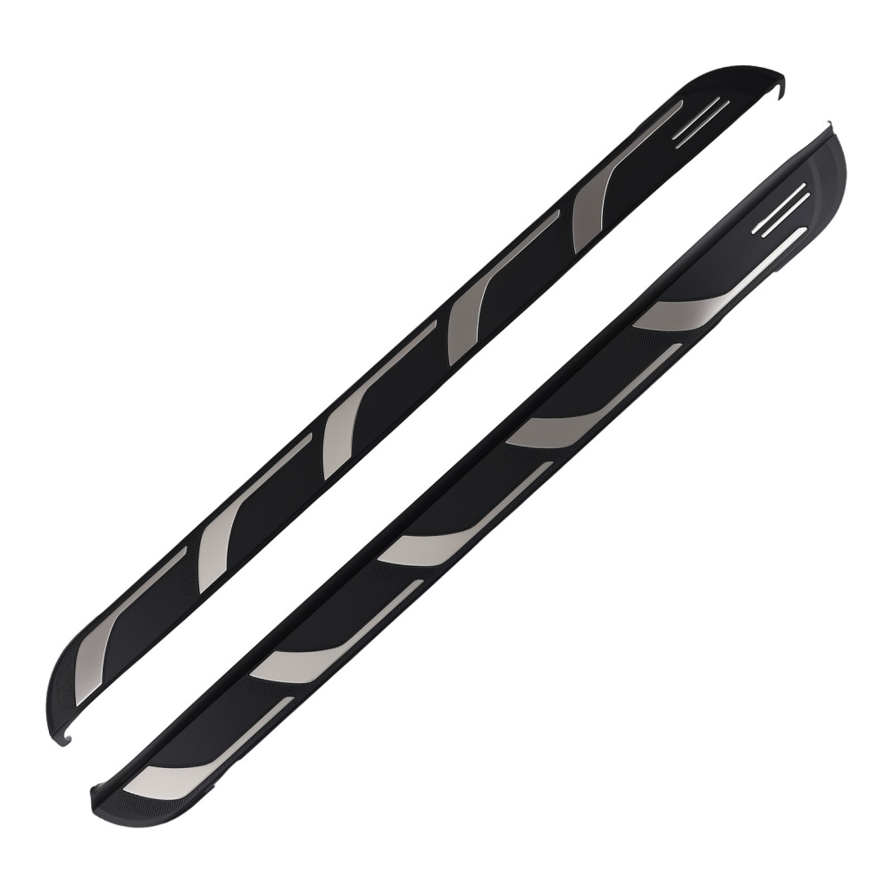 Aluminium Side Steps Nerf Bars compatible for AUDI Q5 S LINE 80A 2018+ Black Running Boards