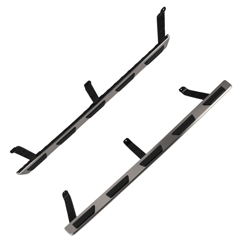 Running Boards compatible for AUDI Q7 4L 07-15 Side Steps Black Protection Bars Aluminum