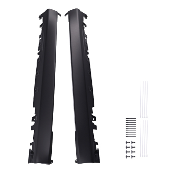 Nerf Bars Side Steps Running Board compatible for BMW X5 F15 F85 14-2018 Black Aluminum Set