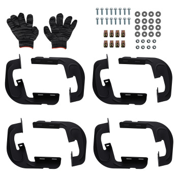 ABS Side Step Boards compatible for Chevy Silverado 1500 Double Cab 99-13 Easy Install