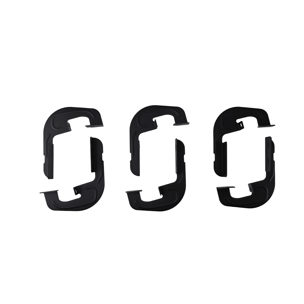 Side Running Boards compatible for Chevy Silverado GMC Sierra Crew Cab 2001-2013 Pair ABS