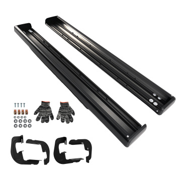 ABS Running Boards Side Steps compatible for Chevy Silverado Sierra HD 07-2019 Standard Cab