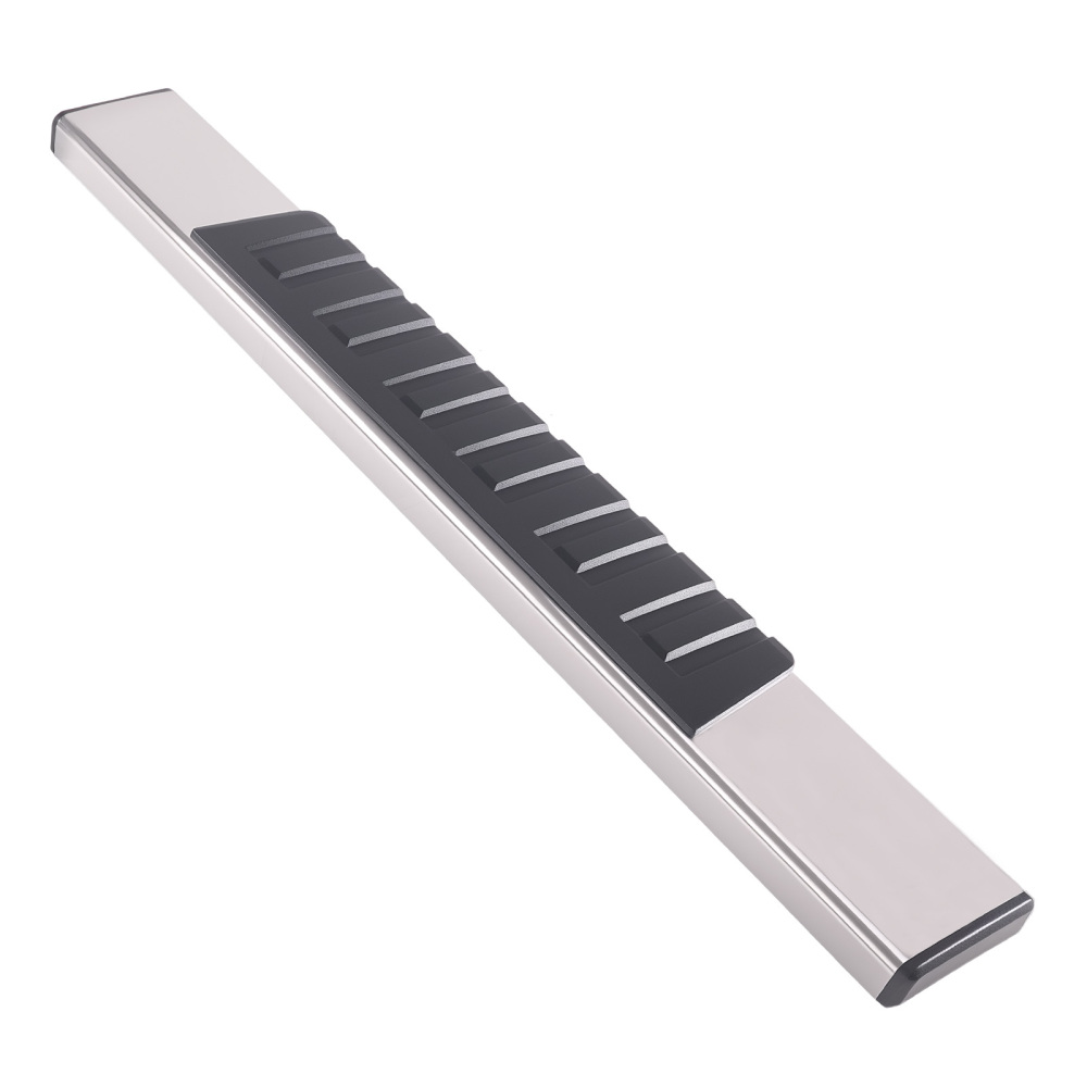 Black Side Steps Set compatible for Silverado Sierra 1500-3500HD 2007-19 Regular Cab