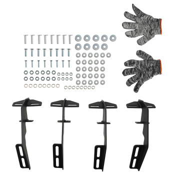 Black Running Boards for 2009-2018 compatible for Dodge Ram 1500 Aluminum Side Steps Non-Slip