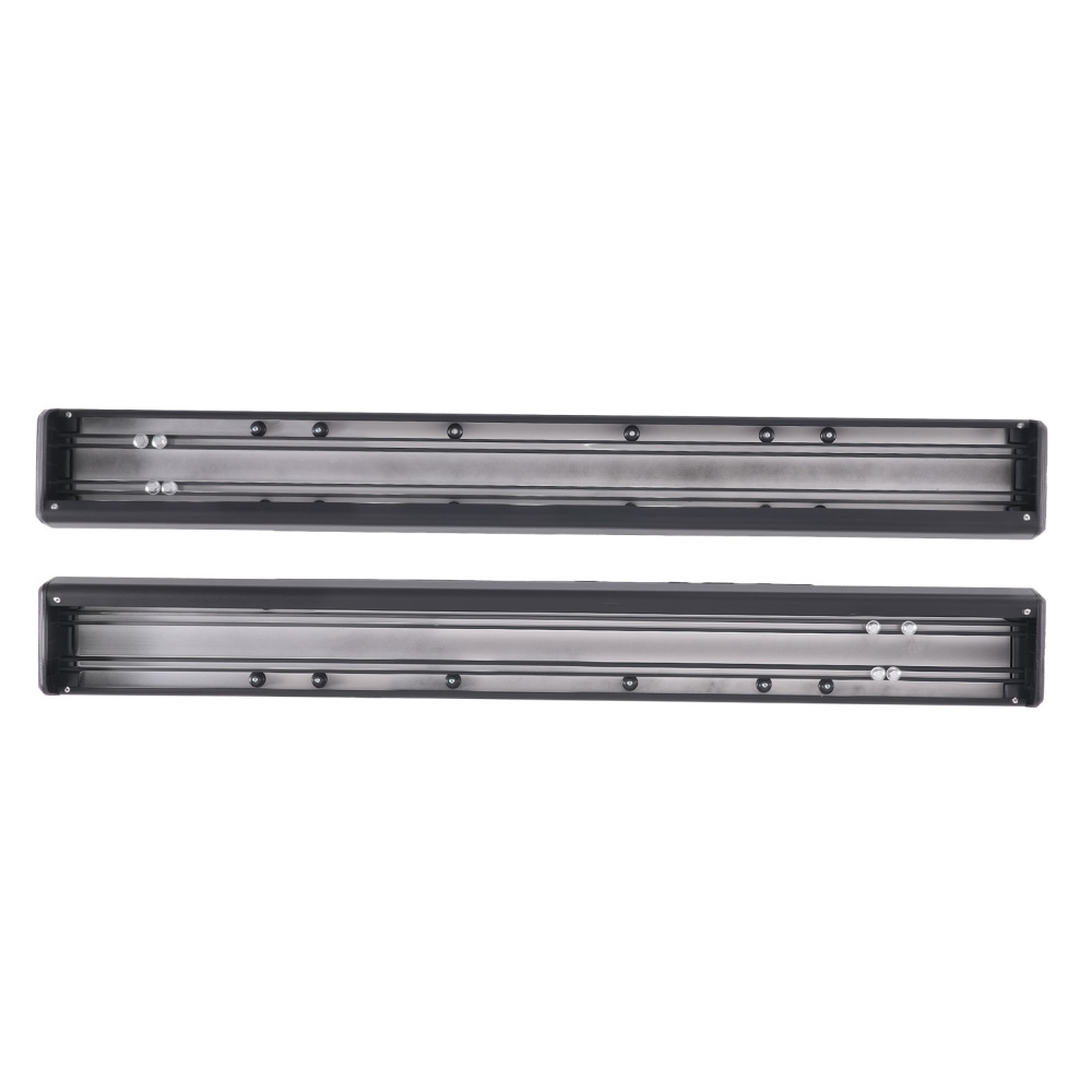 6 Inch H Style Running Boards Side Steps compatible for Ford F150 2015-2024 Nerf Bars Black